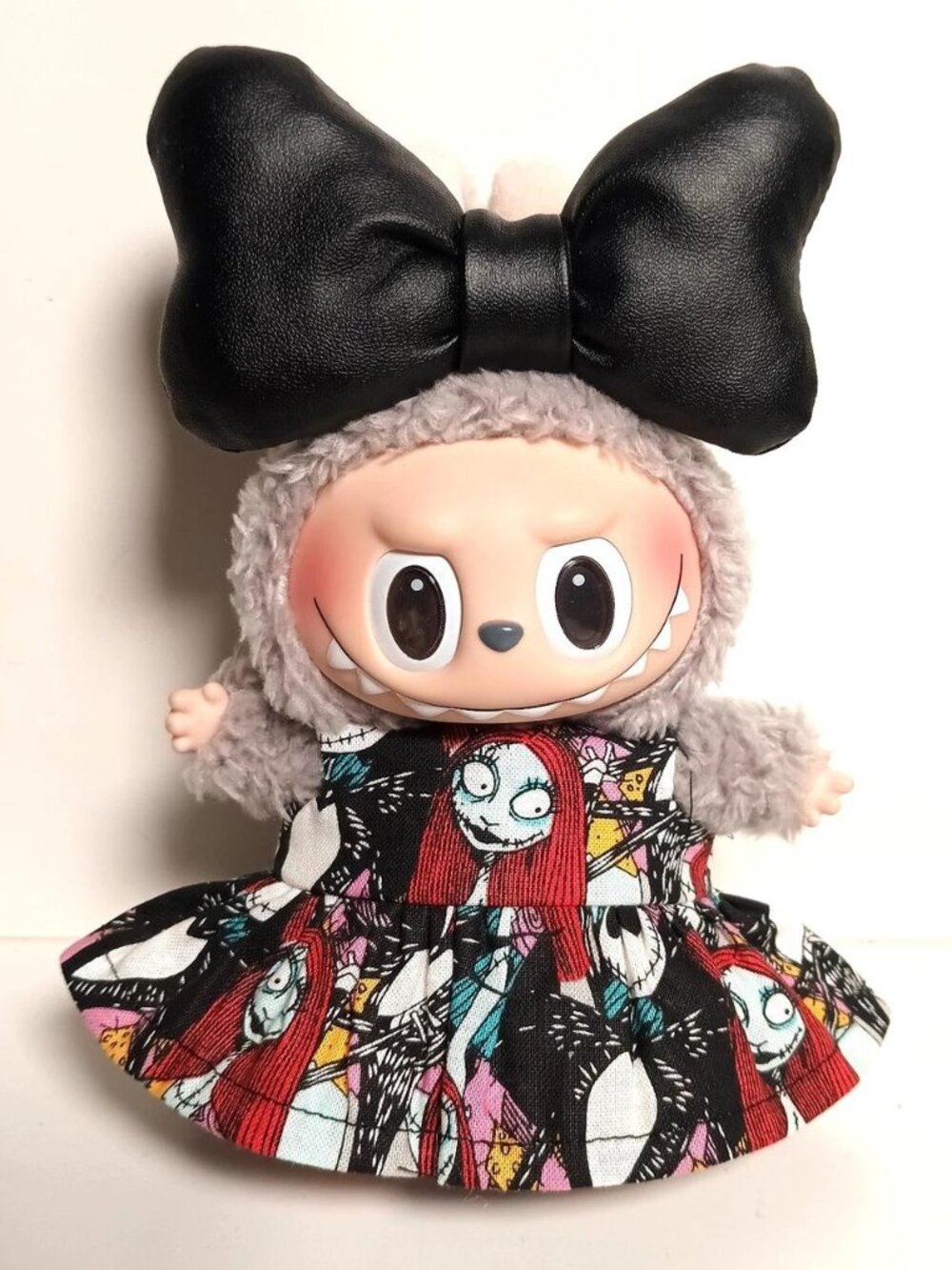 Nightmare Before Christmas Sally Dress with Oversized Bow Labubu Outfit